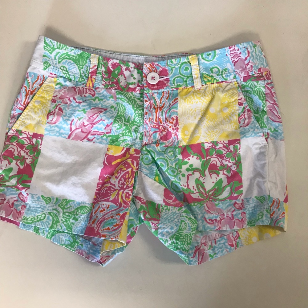 Lilly Pulitzer Callahan Patchwork Shorts